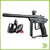Dotacion paintball chaleco, overol, marcadora 