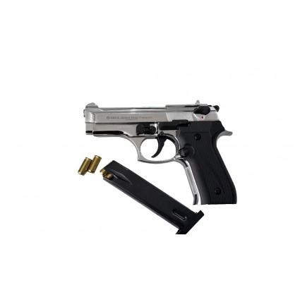 Pistola Ekol Jackal Dual Compact Chrome 9mm Rafaga 