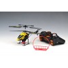 Helicoptero R/C Hornet 3.5 Chanel Motor subir cuerda y canasta 