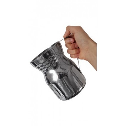 Olleta Chocolatera Acero Quirurjico 304 1litro 1/4 Cono Tapa 