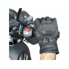 Guantes En Cuero Para Moto Protección Nudillos