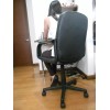 Silla Ejecutiva Neumatica Brazos Espaldar Tapiz Ecocuero
