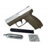 Pistola CO2 Ux Umarex XCP Balin 4,5 mm Cañón Abierto Pipetas Balin Blancos