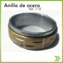 Anillo Acero Inoxidable Joya Talla 9 Elegante 1 Pieza Ref 718