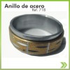 Anillo Acero Inoxidable Joya Talla 9 Elegante 1 Pieza Ref 718