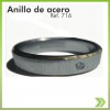 Anillo Acero Inoxidable Joya Talla 9 Elegante 1 Pieza Ref. 716