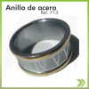 Anillo Acero Inoxidable Joya Talla 9 Elegante 1 Pieza Ref. 713