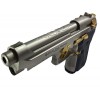 Pistola Fogueo Ekol Firat Magnum Satinada dorada labrada