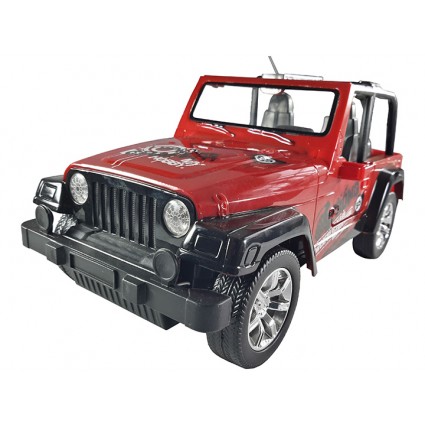 Jeep Control Remoto Puertas Automaticas Luces Rojo Descapotado