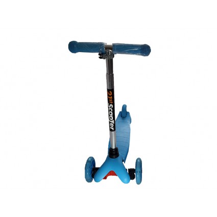 Scooter Patineta Hidráulica Monopatín Azul Niños