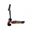 Scooter Patineta Hidráulica Estampada Monopatín Calavera Niños