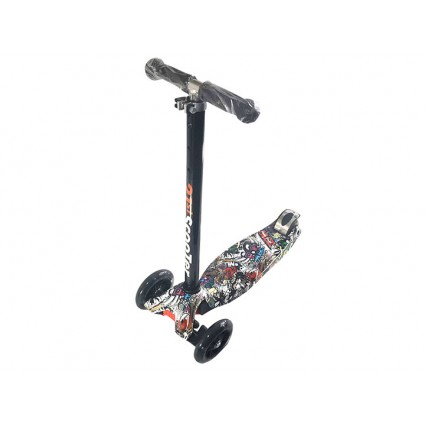 Scooter Patineta Hidráulica Estampada Monopatín Musica Niño