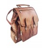 Bolso Morral Dama Cuero Piloto Pequeño Color Miel