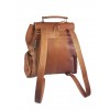 Bolso Morral Dama Cuero Piloto Pequeño Color Miel