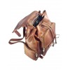 Bolso Morral Dama Cuero Piloto Pequeño Color Miel