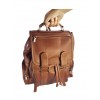 Bolso Morral Dama Cuero Piloto Pequeño Color Miel