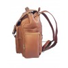 Bolso Morral Dama Cuero Piloto Grande Color Miel
