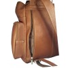 Bolso Morral Dama Cuero Piloto Grande Color Miel