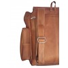 Bolso Morral Dama Cuero Piloto Grande Color Miel