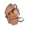 Bolso Morral Dama Cuero Piloto Grande Color Miel
