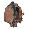 Bolso Morral Dama Cuero Piloto Grande Color Miel