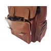 Bolso Morral Dama Cuero Piloto Grande Color Miel