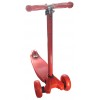 Scooter Patineta Monopatín Hidráulico Mediano Unicolor Rojo 316 Llantas Grandes