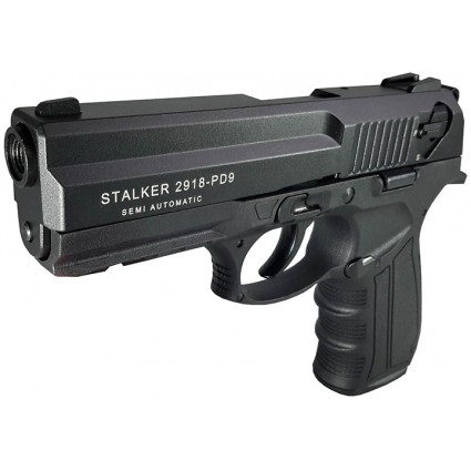 Pistola Traumatica Zoraki 2918 Cal 9mm Cañon Abierto Bala Goma Negro