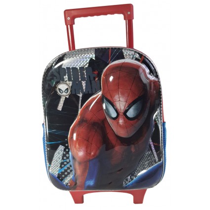 Bolso Morral Infantil Spiderman Niño Relieve.