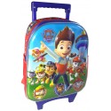 Bolso Morral Infantil Paw Patrol Azul Niño Relieve