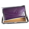 Cartera Billetera Monedero Espejo Dama Mujer Cuero Grande