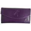 Cartera Billetera Monedero Espejo Dama Mujer Cuero Grande