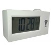 Reloj Despertador Digital Proyeccion de Hora Holográfico Control de Voz Blanco Negro