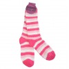 3 Pares Medias Térmicas Calentadoras Rayas Extra Larga Talla Unica M032 Mujer